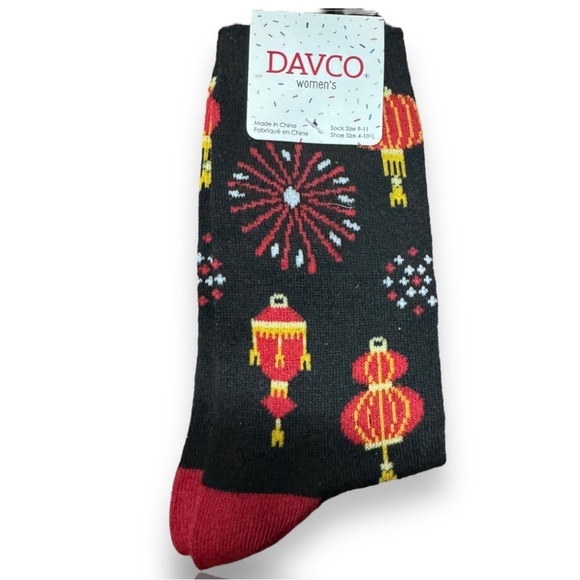 New Asian themed lunar new year socks RARE - Picture 2 of 2